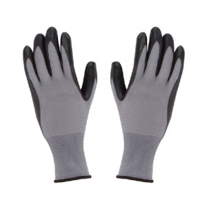 guantes de protección contra riesgos mecánicos de nylon con recubrimiento de nitrilo epi uniformes web
