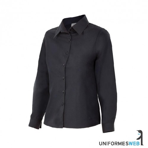 camisa mujer manga larga uniforme o ropa de trabajo en Uniformes Web