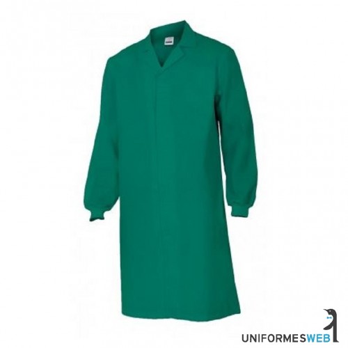 bata para industria alimentaria uniforme ropa de trabajo color verde uniformes web