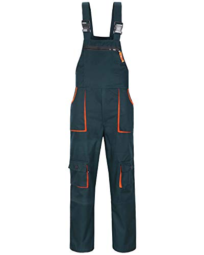 Yukirtiq Hombre Pantalones de Trabajo Polialgodón Resistente Mono de Trabajo