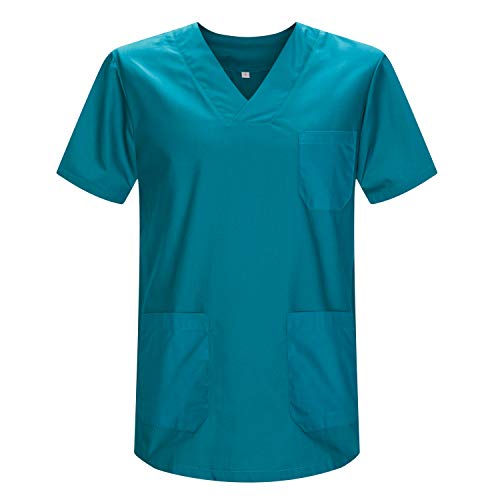 MISEMIYA Casaca Sanitario Unisex - Uniforme Sanitario - Ref.817 - XS, Verde 3B