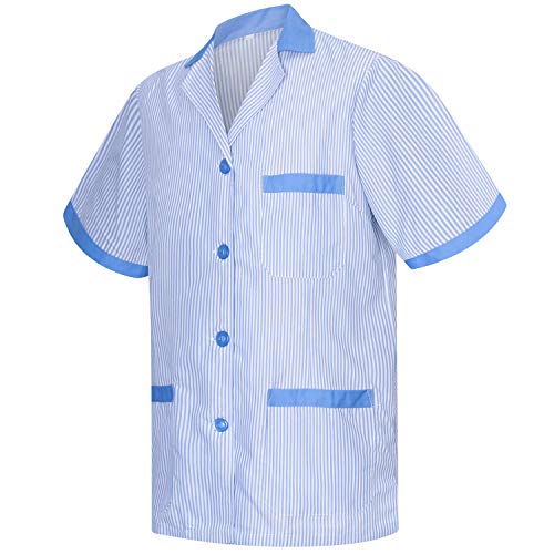 MISEMIYA - Casaca Camisa Camisetas Mujer Uniformes Laboratorios Uniformes Medicos Clinica Veterinarias Ref.T820 - M, Camisa Sanitarios T820-4 Celetes