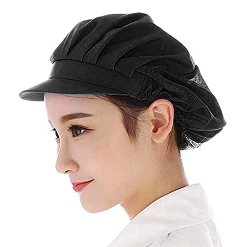 Gorros elásticos para el trabajo de cocina para hombres y mujeres