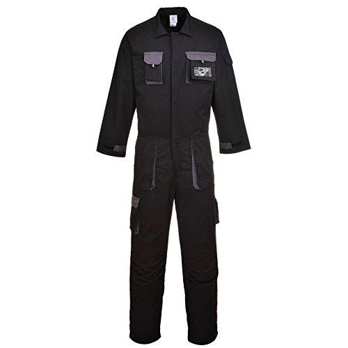 Traje de caldera para hombre, bolsillos en el pecho para hombre, cintura  elástica en la parte trasera completa, resistente, ropa de trabajo,  uniforme