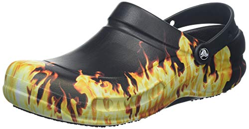 Crocs Unisex adulto Bistro Graphic Clog, Black, 36-37