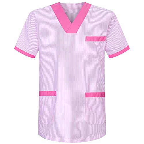 Chaqueta para farmacia con detalles lila  Uniformes médicos, Vestuario  profesional, Uniformes de enfermería