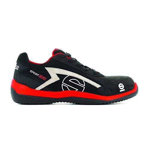 Sparco S0751646RSNR Zapatillas Sport EVO Negro, 46 EU